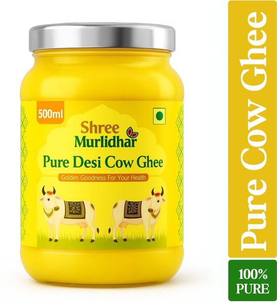 Shree Murlidhar Desi Cow Ghee | 100% Pure & Natural, Rich Aroma & Authentic Taste Ghee Plastic Bottle