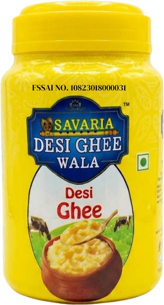 savaria the doodhwala 100% Pure & Natural Buffalo Ghee for Cooking Rich Aroma Plastic Bottle