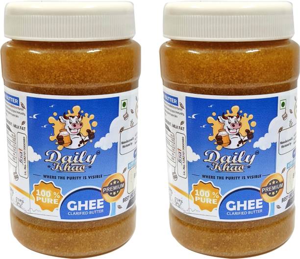 Daily Khao Pure Desi bengali ghee 250ml (pack of 2) Ghee Plastic Bottle