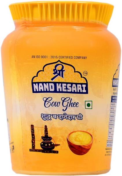 shri nand kesari Natural Pure Desi Cow Ghee Rich Aroma & Traditional Taste Healthy Cooking Ghee Mason Jar