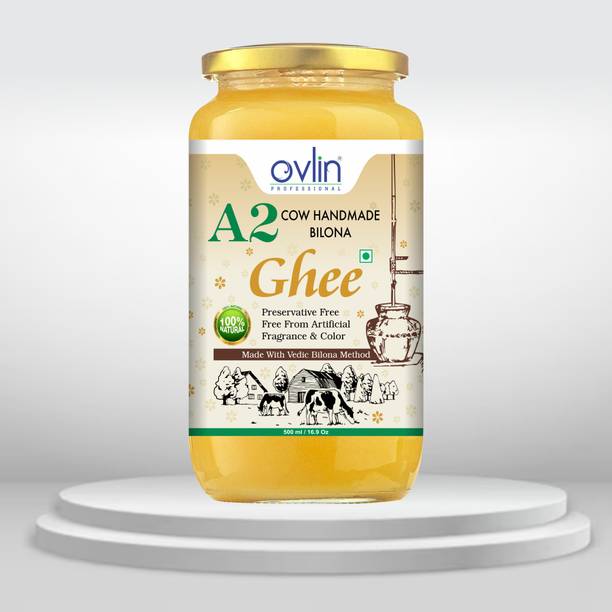 ओवलिन A2 घी मेड फ्रॉम देसी काऊ मिल्क बाय ट्रेडिशनल 500 ml