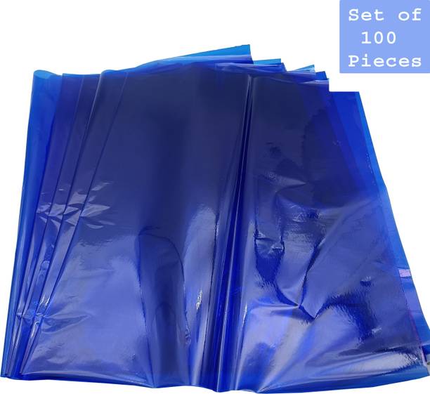 CRAFTWAFT Blue Transparent Cellophane Sheets Pack of 100 Large 20X30 Inch For Gift Packing, Baskets Hampers, Flowers Bunch Wrapping Gift Wrapper
