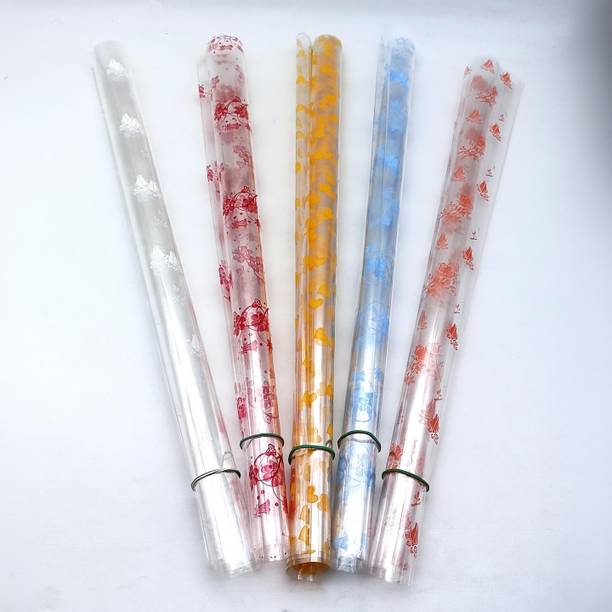 CRAFTWAFT Printed Transparent Cellophane Sheets Pack of 30 Large 20X30 Inch For Gift Packing, Baskets Hampers, Flowers Bunch Wrapping Gift Wrapper