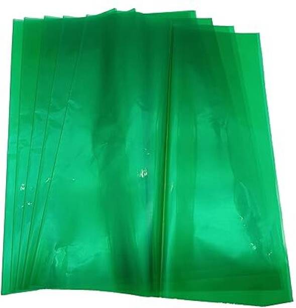 VISHNU Transparent Gelatin Cellophane Sheet (19"x29") for Hampers, Baskets, Crafts Plastic Coated Gift Wrapper