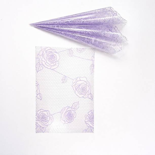 jbf henna studio 100 purple rose normal cellophane sheets NA SHEETS Gift Wrapper