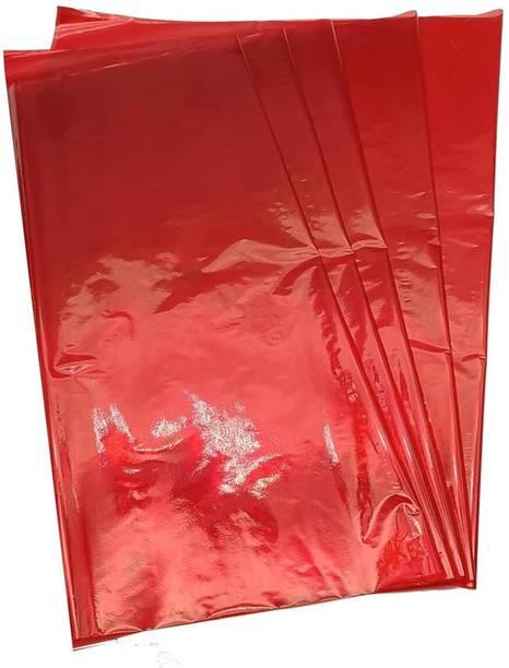 VISHNU Transparent Gelatin Cellophane Sheet (19"x29") for Hampers, Baskets, Crafts Plastic Coated Gift Wrapper
