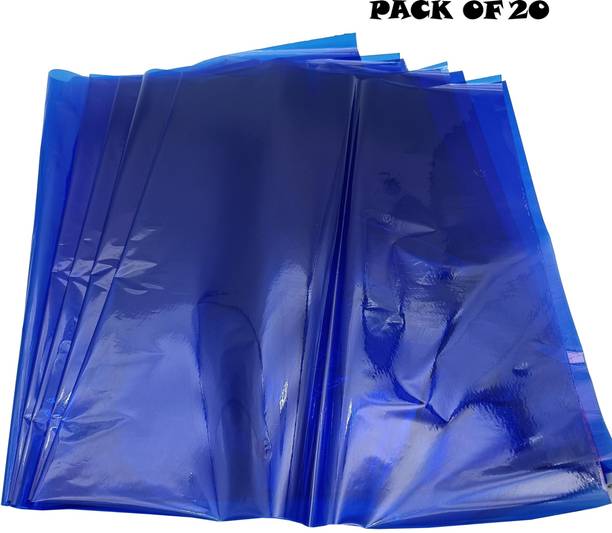 CRAFTWAFT Transparent Blue Cellophane Sheets Large 20X30 Inch 20 Sheets Clear For Gift Packing, Baskets Hampers, Flowers Bunch Wrapping Gift Wrapper