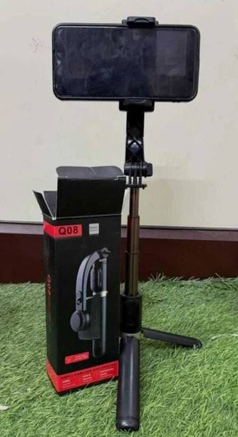 Jaggo Lal Q08 Gimbal - 12W Power Output and 3Axis Stabilization 3 Axis Gimbal for Mobile, Camera