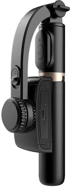 Jaggo Lal Q08 Smooth Gimbal - Black Color 3 Axis Gimbal for Mobile, Camera