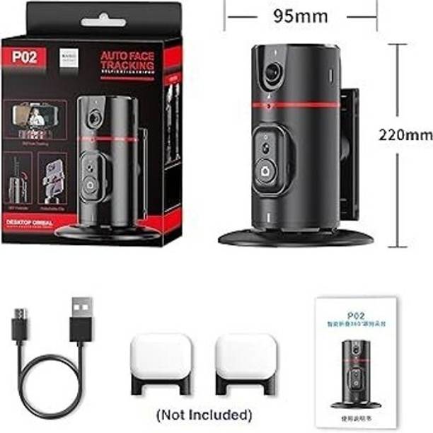 EVAAENTERPRISES P02 Gimbal Auto face Tracking 2 Axis Gimbal for Mobile, Camera