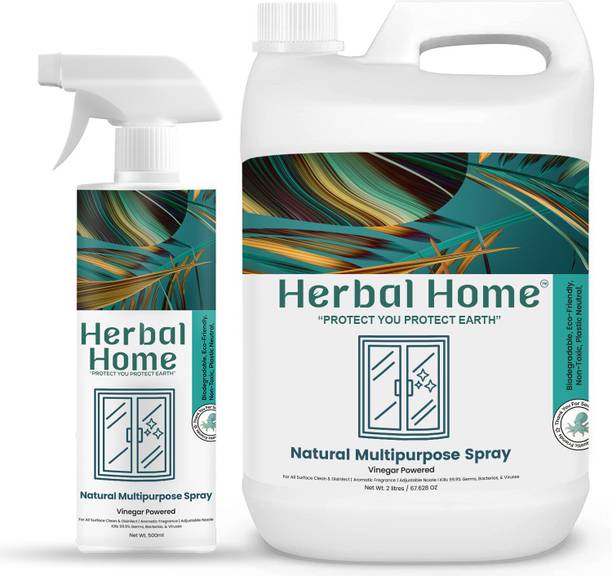 Herbal Home Multipurpose Disinfectant Cleaner Liquid, Kills 99.9% Germs