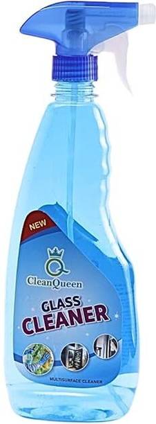 CLEANQUEEN Glass Cleaner | Pro Glass & Multi-Surface Cleaner & Disinfectant Cleaner Spray