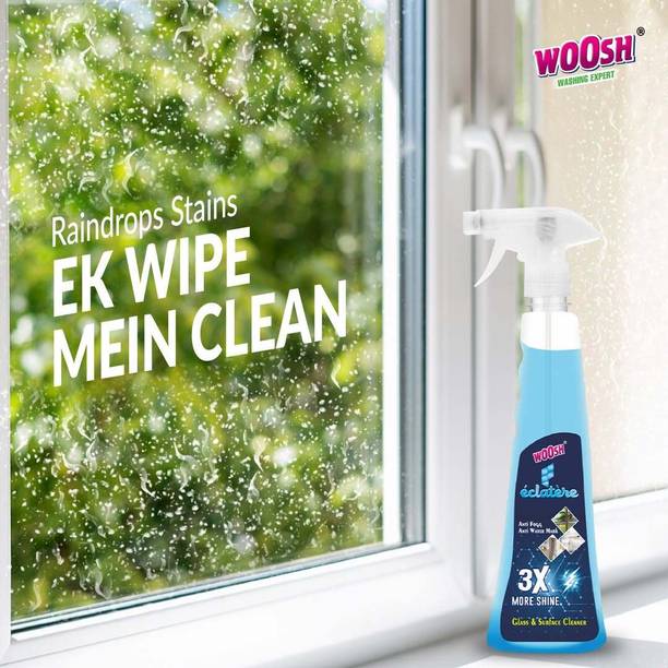 Woosh Glass and Surface Cleaner Liquid Spray, for Car, Kitchen & Home Surfaces