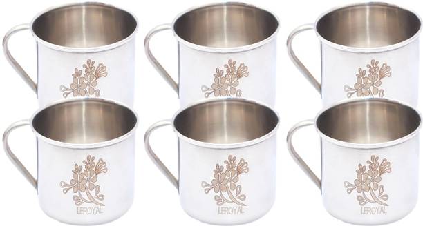 LEROYAL (Pack of 6) MH-BD-6 Glass Set Water/Juice Glass