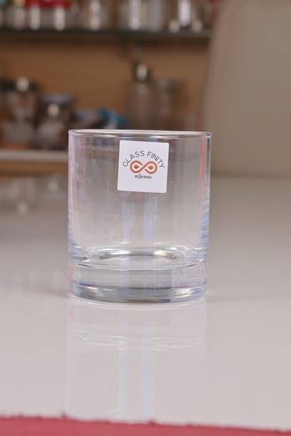 SKWAION (Pack of 6) Water Drinking Glasses | Durable Everyday Juice & Water Glasses | 250ML Glass Set Water/Juice Glass