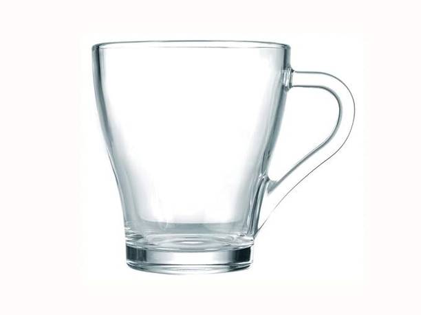 LUMINARC Mahak Glass Mug Set (Transparent, 280ml) Glass Set Beer Glass