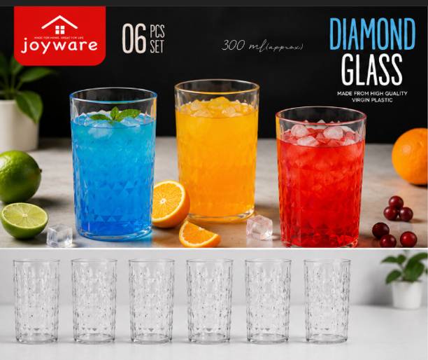joyware (Pack of 6) DG01 Glass Set Water/Juice Glass