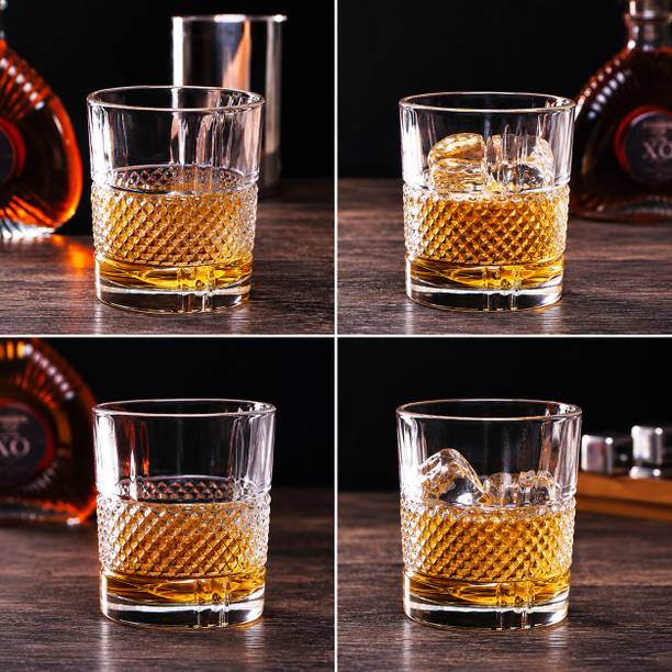 NYTK RETAIL (Pack of 4) Premium Scokch, Wine, Juice, Water,Whisky Glass Set Beer Glass Set Glass Set Beer Glass