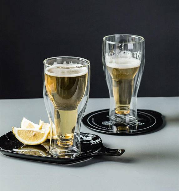 luvieon (Pack of 2) WINEGLASS-PACK2 Glass Set Beer Glass