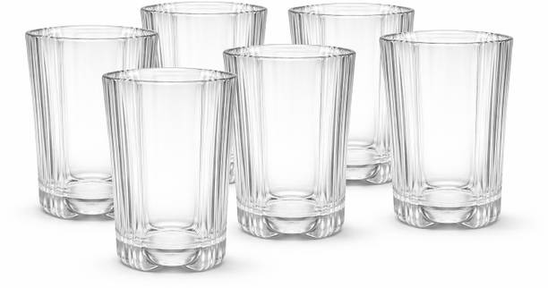 FLORAL (Pack of 6) Liner Glass Glass Set Water/Juice Glass