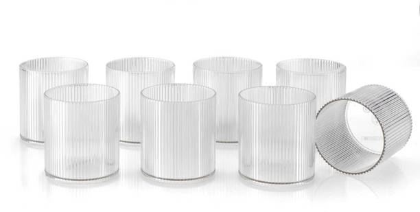 ऑप्टिमस Line Clear Glass Set-8 ग्लास सेट