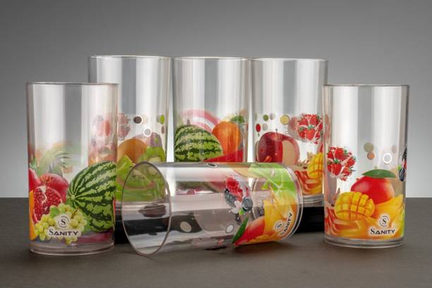 Sorath (Pack of 6) Stylish glass set Glass Set Water/Juice Glass Glass Set Water/Juice Glass