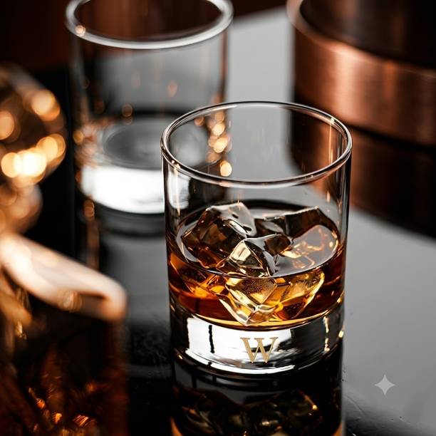 GOPINATHJIIEXIM (Pack of 6) RG-350-06 Glass Set Whisky Glass