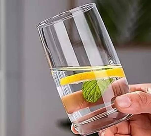 Trehive STEAMLESS Plaza 280ML 6PCS || temless Wine Glasses for Red or White Wine Glass Set Water/Juice Glass