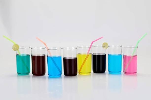 Sorath (Pack of 8) Glossy Glass_Set of 8 Glass Set Water/Juice Glass