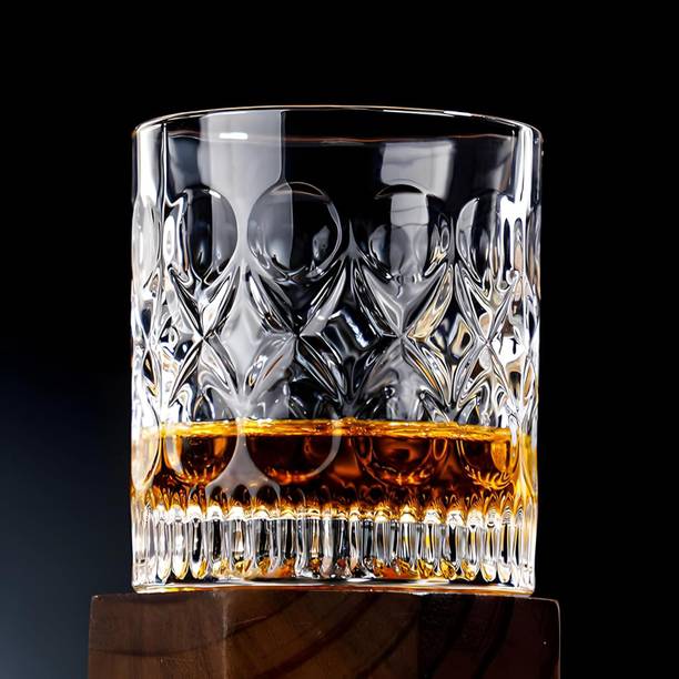 Zyglora (Pack of 2) zewel Glass Set Whisky Glass