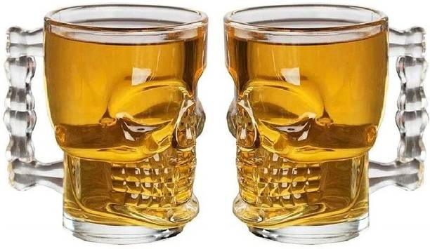 Zashvi Skull glass Glass Beer Mug