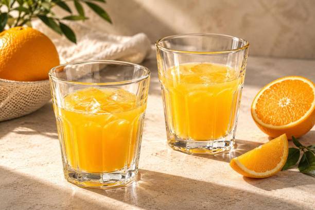 FLORAL (Pack of 2) 9 Nova (Set of 6) Juice/Whiskey Glass Glass Set Water/Juice Glass