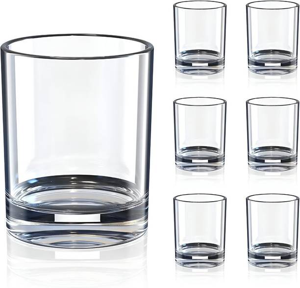 Transparens (Pack of 6) WG-CRYSTAL-GL-26 Glass Set Water/Juice Glass
