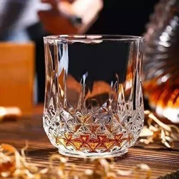 AGOYA (Pack of 6) Juice Glass Water Glass Set Crystal Glass Set Water/Juice Glass