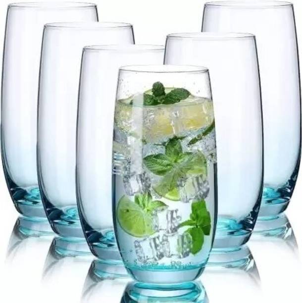 स्माइलरी Blue colour Water juice glass ग्लास सेट