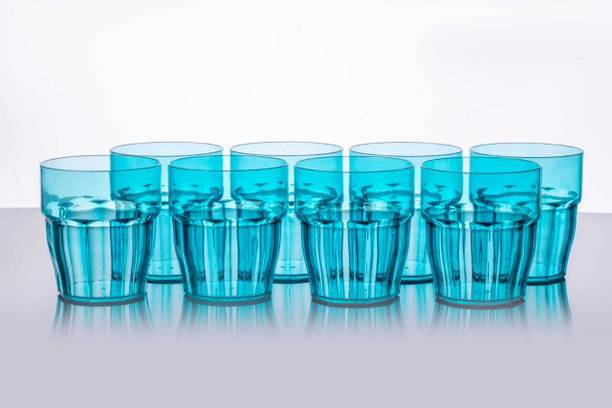सेंट्रीकस Plastic Water Juice Wine Beer Glass Set ग्लास सेट