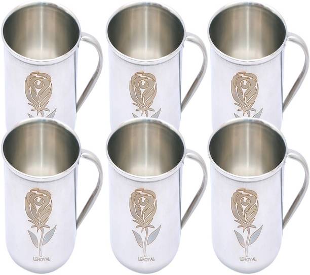 LEROYAL (Pack of 6) RS-Bd-6 Glass Set Water/Juice Glass