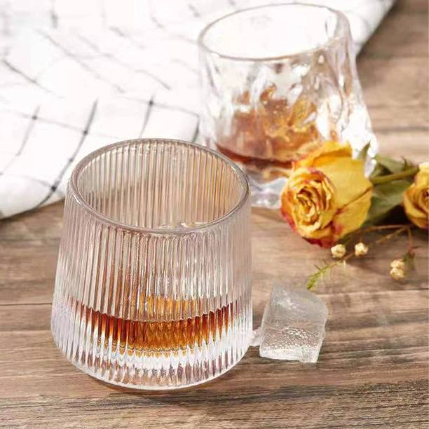 Zyglora (Pack of 4) DANCING B WHISKEY-09 Glass Set Shot Glass