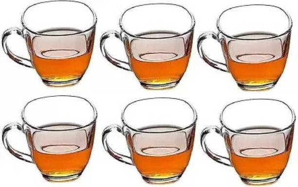 स्माइलरी Glass Tea & Coffee Cup Set, ग्लास सेट