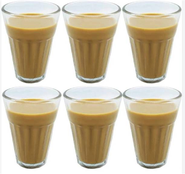 SAWRIZ (Pack of 6) Glass-P-6 Glass Set Water/Juice Glass