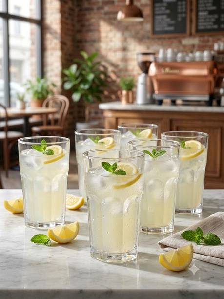 ARTELLA (Pack of 6) CENTRA HIBALL GLASS Glass Set Water/Juice Glass