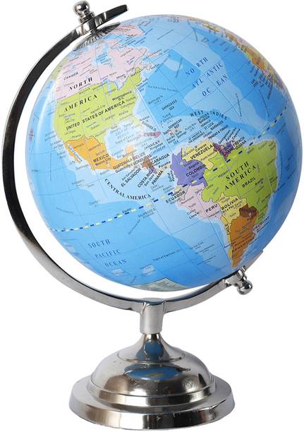 CASA DECOR Cosmic Blue World Globe Desk Décor Earth Globe World Globe