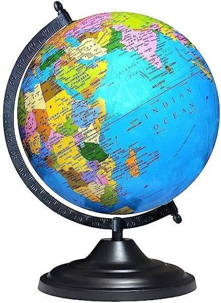 newdera 5 inch Globe Educational Political Laminated 5Inches Globe/ Steel Finish steel paper World Globe