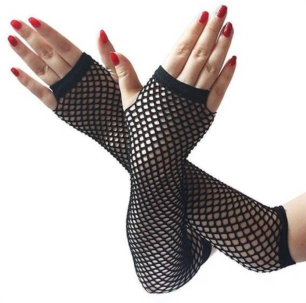 Archoice Self Design Evening Women Gloves