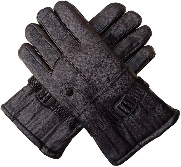 SastaSales Self Design Winter Men Gloves