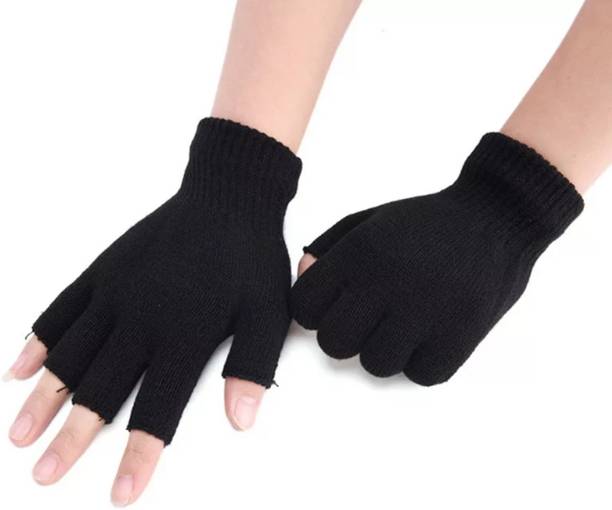 FIRMED STRING Self Design Winter Men & Women Gloves