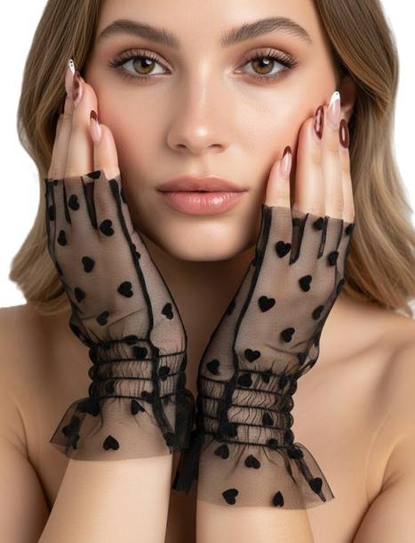 AlexVyan Self Design, Solid Protective Women Gloves