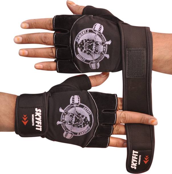 LITE FEEL Geniune Leather Padded Gym and sports Gloves Gym & Fitness Gloves