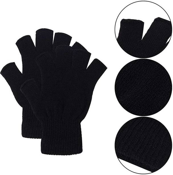 FIRMED STRING Self Design Winter Men & Women Gloves