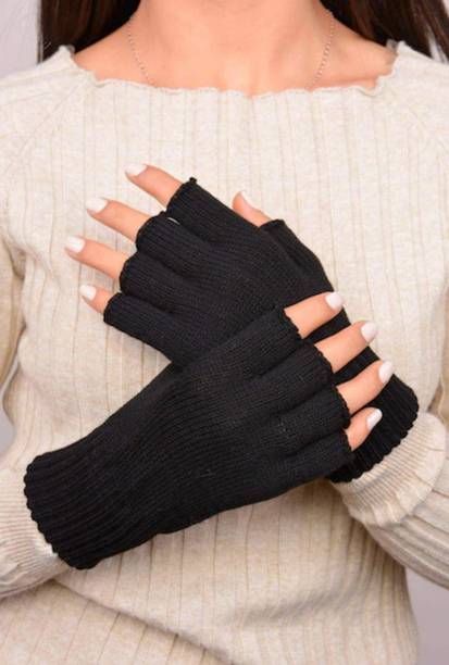 FIRMED STRING Self Design Winter Men & Women Gloves
